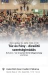 Tűz és fény – dicsőítő szentségimádás – 2024.10.28