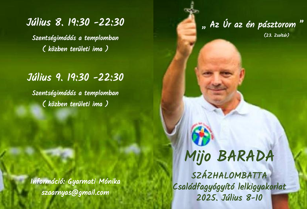 Mio Barada lelkigyakorlat 2025