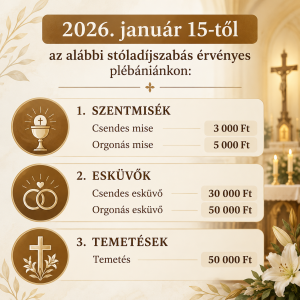 Stóladíjszabás 2026-tól