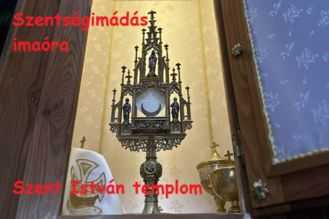 Szentségimádás első csütörtökön